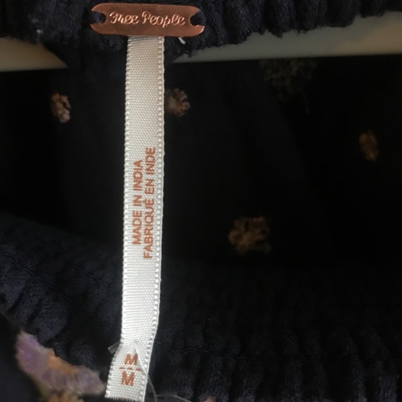 NWT Free People off the shoulder blue top! - Picture 5 of 5
